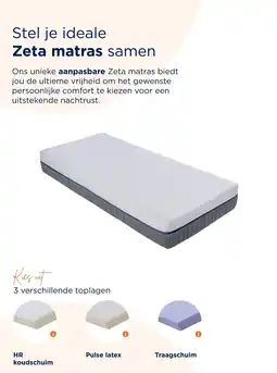 TotaalBED Zeta matras aanbieding