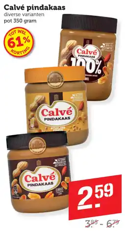 Coop Calvé pindakaas aanbieding