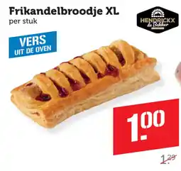 Coop Hendrickx de Bakker Frikandelbroodje XL aanbieding