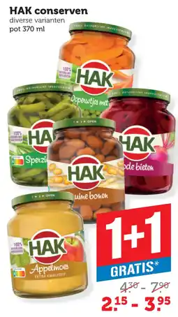 Coop HAK conserven aanbieding