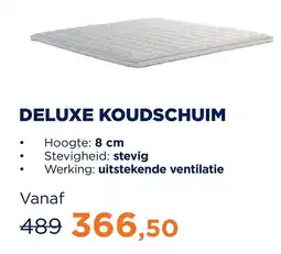 TotaalBED deluxe koudschuim aanbieding