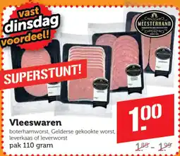 Coop meesterhand vleeswaren aanbieding