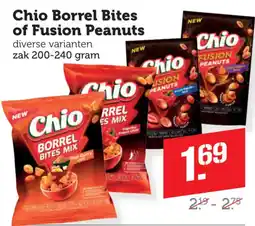 Coop Chio Borrel Bites of Fusion Peanuts aanbieding