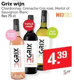 Coop Grix wijn aanbieding