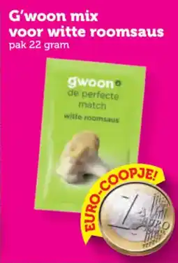 Coop g'woon witte roomsaus aanbieding