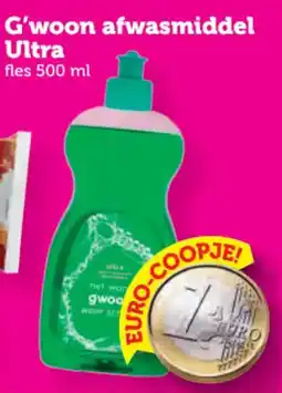 Coop G'woon afwasmiddel Ultra aanbieding