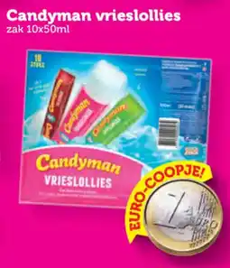 Coop Candyman vrieslollies aanbieding