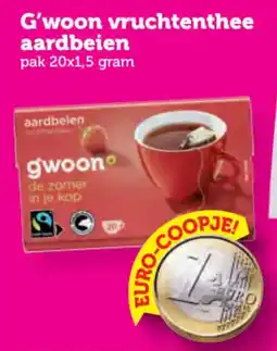 Coop g'woon aardbeien aanbieding