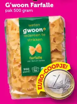 Coop g'woon farfalle aanbieding