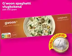 Coop gwoon spaghetti vlugkokend aanbieding