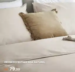 TotaalBED DEKBEDOVERTREK NOA NATUREL aanbieding