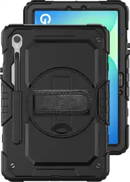 Coolblue Just in Case Samsung Galaxy Tab S10 FE Plus Shockproof Case Zwart aanbieding