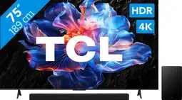 Coolblue TCL 75 Led P61K 4K (2025) + TCL Q65H aanbieding