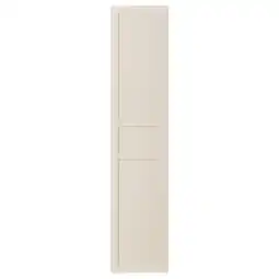 IKEA Beige deur van vezelplaat, drie panelen, subtiele groeven aanbieding