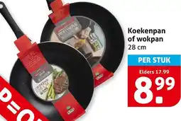 Hoogvliet Koekenpan of wokpan aanbieding