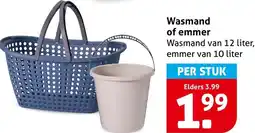 Hoogvliet Wasmand of emmer aanbieding
