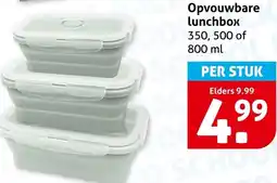 Hoogvliet Opvouwbare lunchbox aanbieding