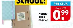Hoogvliet Notitieboek aanbieding