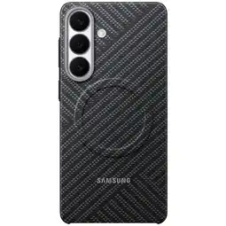MediaMarkt Samsung Carbon Magnet Telefoonhoesje Voor Samsung Galaxy S26+ Grijs aanbieding