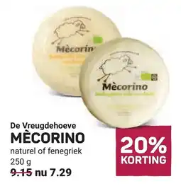 Ekoplaza De Vreugdehoeve MÈCORINO aanbieding