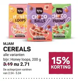Ekoplaza Mjam cereals aanbieding