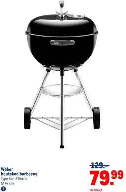 Makro Weber houtskoolbarbecue aanbieding