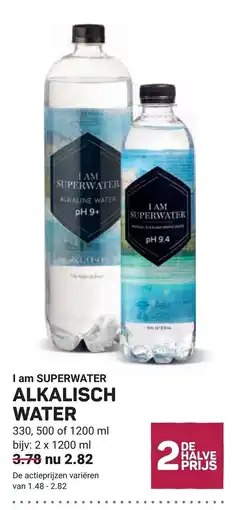 Ekoplaza I am SUPERWATER ALKALISCH WATER aanbieding