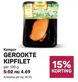 Ekoplaza Kemper gerookte kipfilet aanbieding