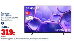 Makro Samsung 55" LED-tv aanbieding