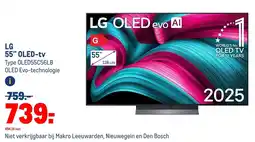 Makro LG 55" OLED-tv aanbieding