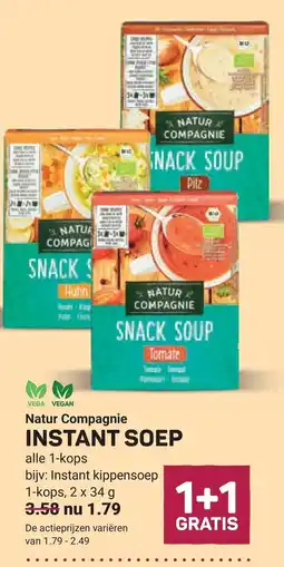 Ekoplaza Natur Compagnie Instant Soep aanbieding