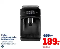 Makro Philips volautomatische koffiemachine aanbieding