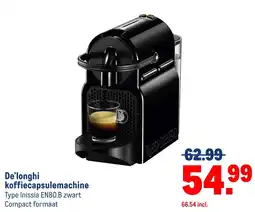 Makro De'longhi koffiecapsulemachine aanbieding