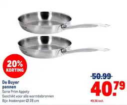 Makro De Buyer pannen aanbieding