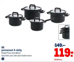 Makro BK pannenset 4-delig aanbieding