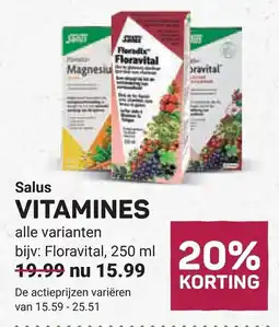 Ekoplaza Salus vitamines aanbieding