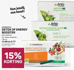 Ekoplaza Arkopharma Detox of Energy Booster aanbieding