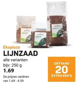 Ekoplaza Ekoplaza lijnzaad aanbieding