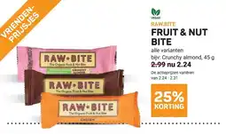 Ekoplaza Raw.bite fruit & nut bite aanbieding