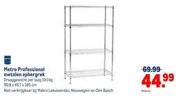 Makro Metro Professional metalen opbergrek aanbieding