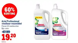Makro Ariel Professional vloeibaar wasmiddel aanbieding