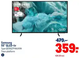 Makro Samsung 55" QLED-tv aanbieding