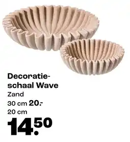 Kwantum Decoratieschaal Wave aanbieding