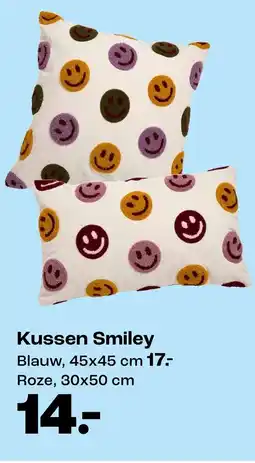 Kwantum Kussen Smiley aanbieding