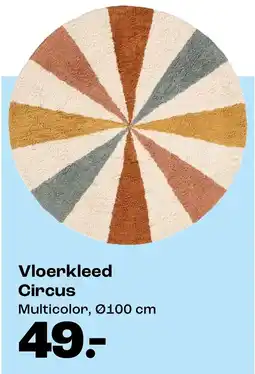 Kwantum Vloerkleed Circus aanbieding