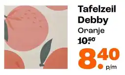 Kwantum Tafelzeil Debby Oranje aanbieding