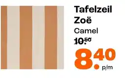 Kwantum Tafelzeil Zoë Camel aanbieding