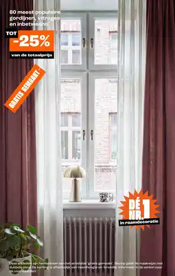 Kwantum 80 meest populaire gordijnen, vitrages en inbetweens aanbieding