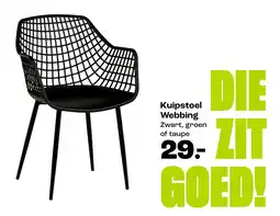 Kwantum Kuipstoel Webbing aanbieding
