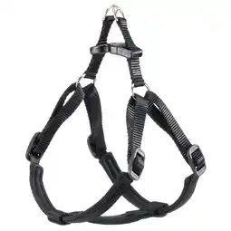 Pets Place Adori Harnas Nylon Soft - Harnas - Zwart&Zwart S aanbieding
